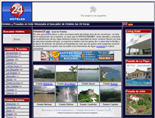 Tablet Screenshot of hoteles24.net